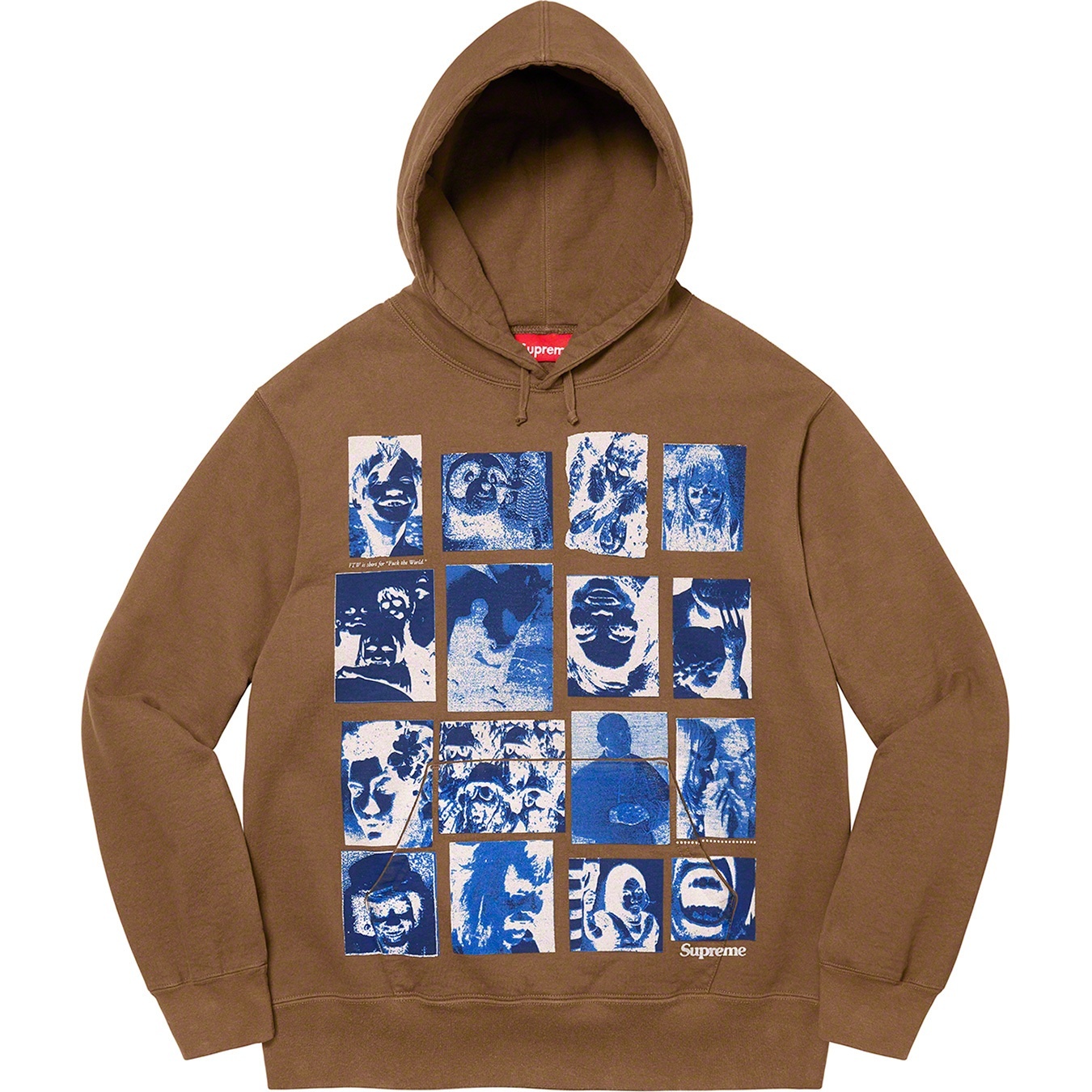 Collage Grid Hooded Sweatshirt view 6